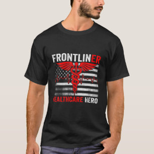 Camiseta Enfermeiro da Frontliner Dr. Frontline Hero