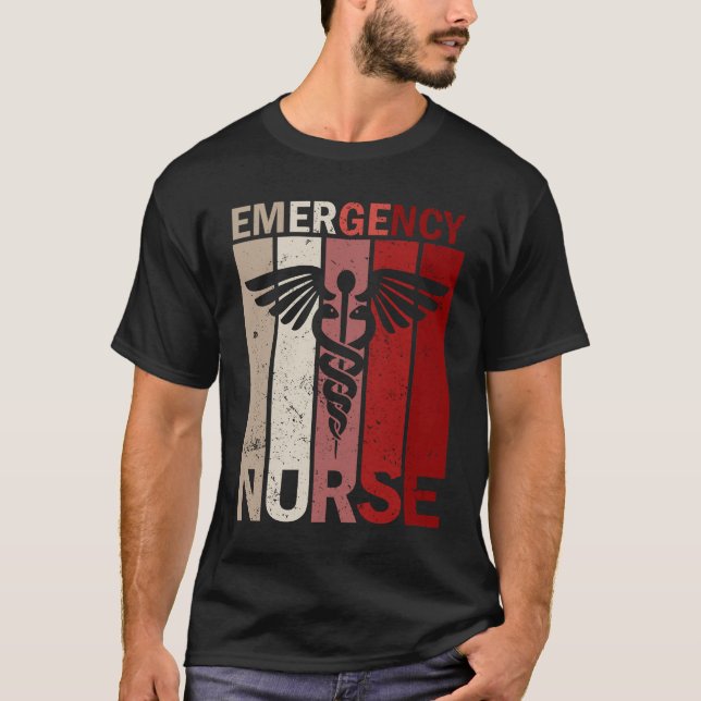 Camiseta Enfermeiro da sala de emergência - Enfermeiro ER (Frente)