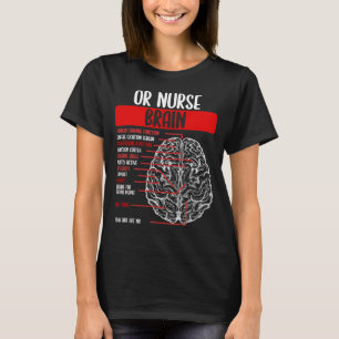 Camiseta Enfermeiro da sala de operações do rolo do Crach