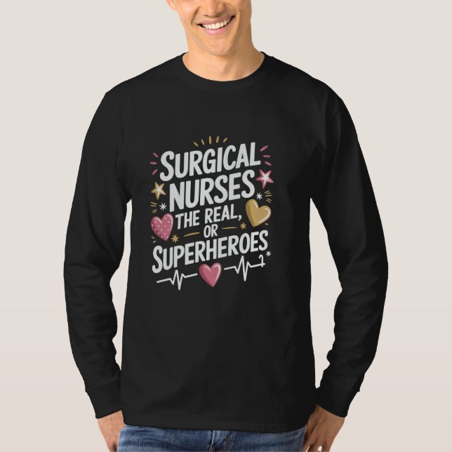 Camiseta Enfermeiro da sala operacional SICU Nurs Design Ci (Frente)