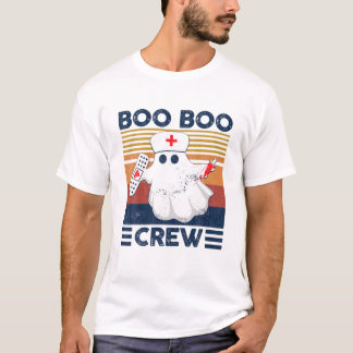 Camiseta Enfermeiro Da Tripulação Boo Para Enfermeiras RN G