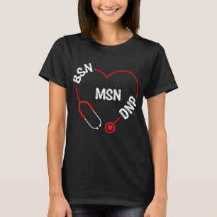 Camiseta Enfermeiro de Apreciação Médica de DNP DNP do MSN 