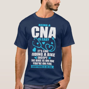 Camiseta Enfermeiro De Assistente De Enfermagem Com Certifi
