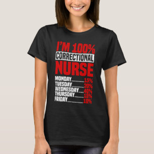 Camiseta Enfermeiro de Correção 100 RN Nurs Forensic