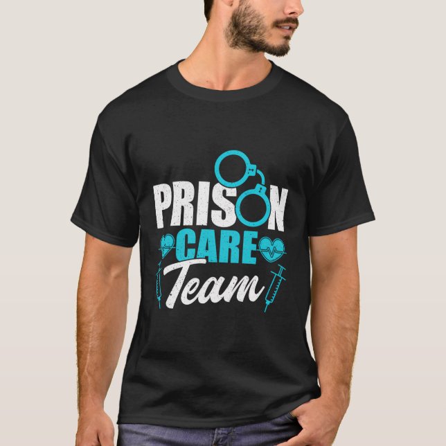 Camiseta Enfermeiro de Correção da Equipe de Cuidados Prisi (Frente)