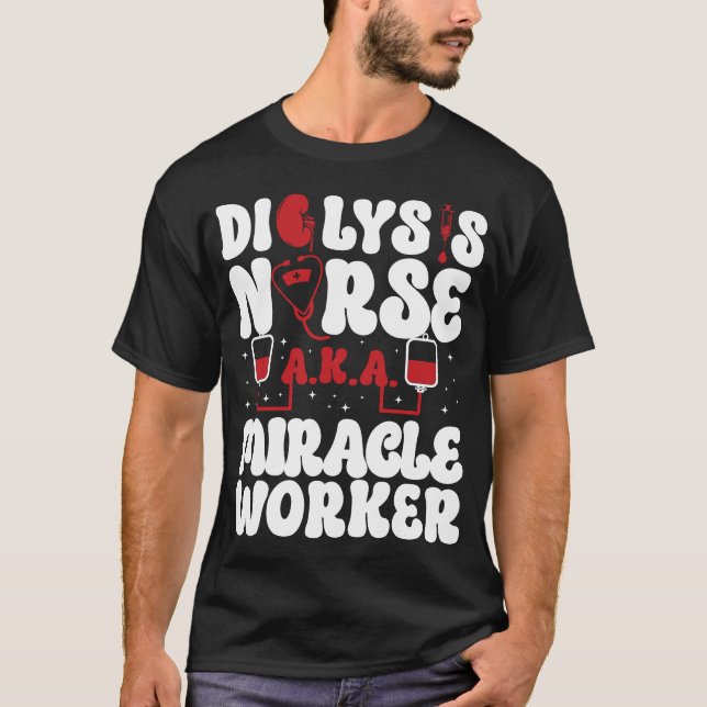 Camiseta Enfermeiro De Diálise Enfermeiro De Diálise A.K. (Frente)