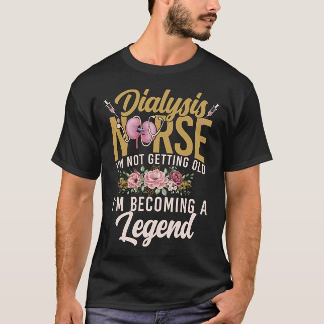 Camiseta Enfermeiro de diálise Enfermeiro de diálise Não es (Frente)