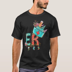 Camiseta Enfermeiro de Emergência da Praça de Natal ER Leop