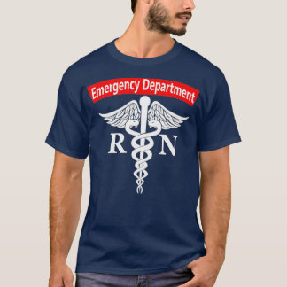 Camiseta Enfermeiro de emergência ER Registrado Enfermeiro 