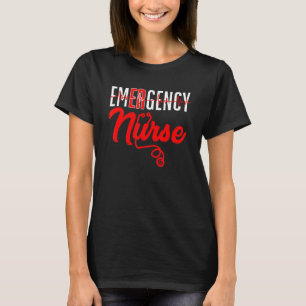 Camiseta Enfermeiro de Emergência Médico Cuidados de Saúde