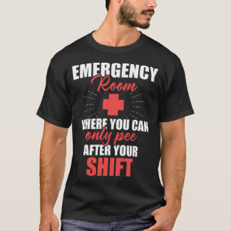 Camiseta Enfermeiro De Emergência Pele Após Enfermagem desi