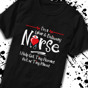 Camiseta Enfermeiro de Entrega de Mão-de-Obra - Enfermeiro