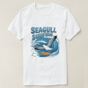 Camiseta Enfermeiro de inverno, surf de gaivota, gaivota T