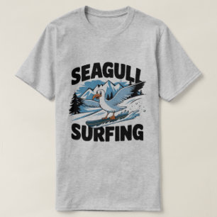 Camiseta Enfermeiro de inverno, surf de gaivota, gaivota T