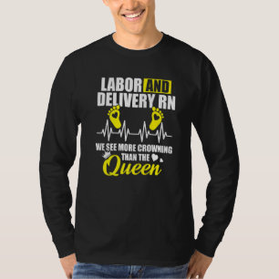 Camiseta Enfermeiro De Mão De Obra E De Entrega Que Enferma