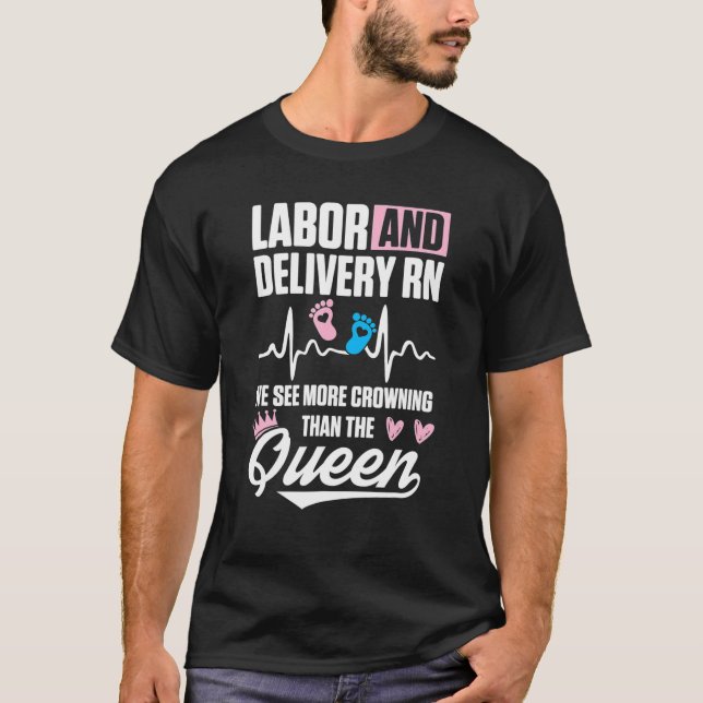 Camiseta Enfermeiro De Mão De Obra E De Entrega Ver Mais Cr (Frente)