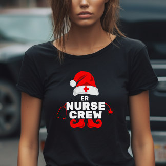 Camiseta Enfermeiro de Natal Enfermeiro Elf ER