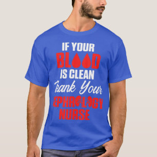 Camiseta Enfermeiro De Nefrologia Enfermeiro De Diálise Lim
