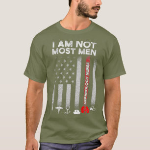 Camiseta Enfermeiro de Nefrologia Men USA Flag Enfermeiro d