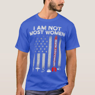 Camiseta Enfermeiro de Nefrologia Mulheres EUA Enfermeiro d