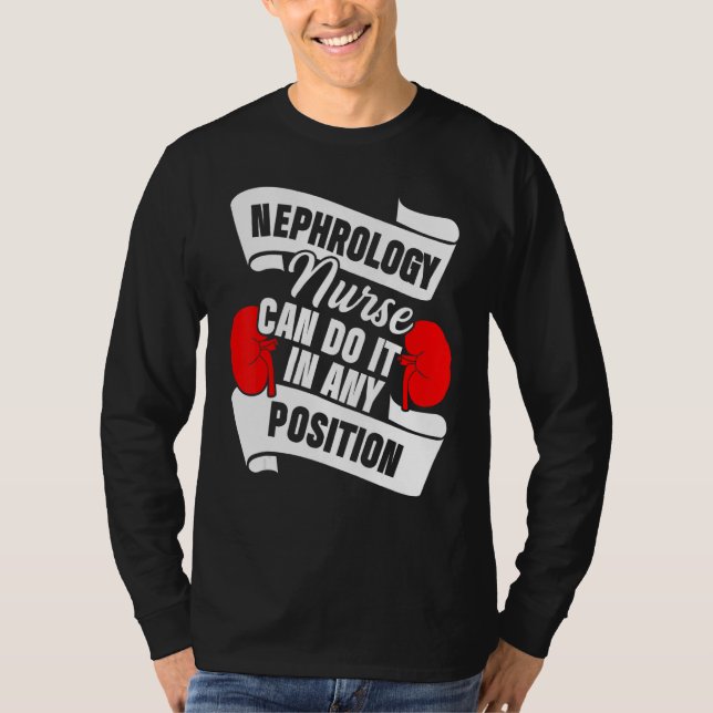 Camiseta Enfermeiro De Nefrologia Qualquer Enfermeiro De Di (Frente)