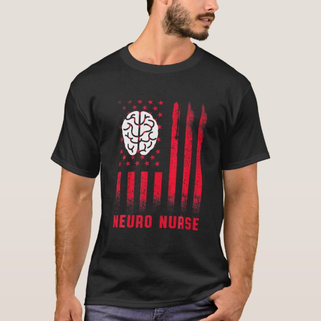 Camiseta Enfermeiro de Neurociência Enfermeiro Neuro (Frente)