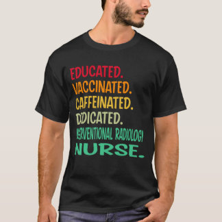 Camiseta Enfermeiro de Radiologia Interventiva. Vacinado Ed