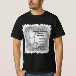Camiseta Enfermeiro de Saúde Cardíaca das cinzas