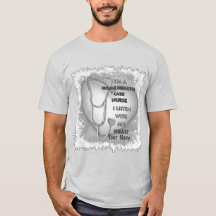 Camiseta Enfermeiro de Saúde Cardíaca das cinzas