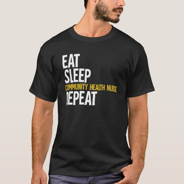 Camiseta Enfermeiro de Saúde da Comunidade (Frente)