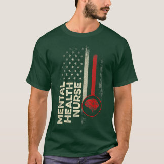Camiseta Enfermeiro De Saúde Mental Rn5198 2371
