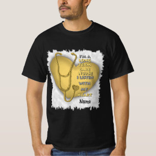 Camiseta Enfermeiro de Termo Cardíaco Amarelo
