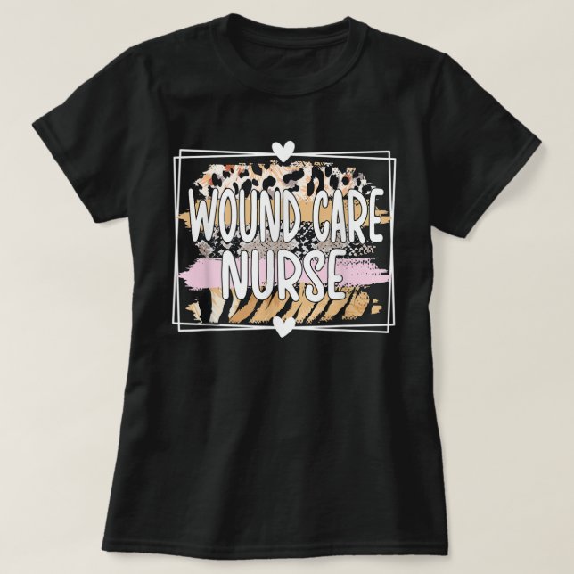 Camiseta Enfermeiro de Wound Apreciação Wound Cuidando Enfe (Frente do Design)