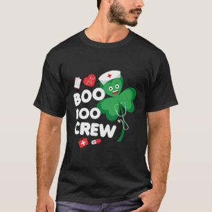 Camiseta Enfermeiro Dia de São Patrício Boo Boo Crew Enferm