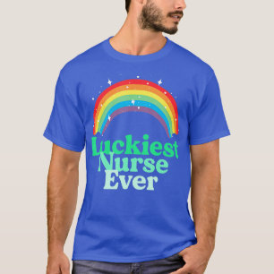 Camiseta Enfermeiro Dia de São Patrício Retro Nurs Nurs Nur