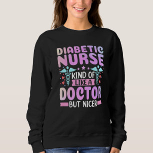Camiseta Enfermeiro Diabético Tipo Um Médico Insulina Nurs