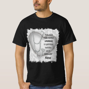 Camiseta Enfermeiro do Coração da cinza ObGyn
