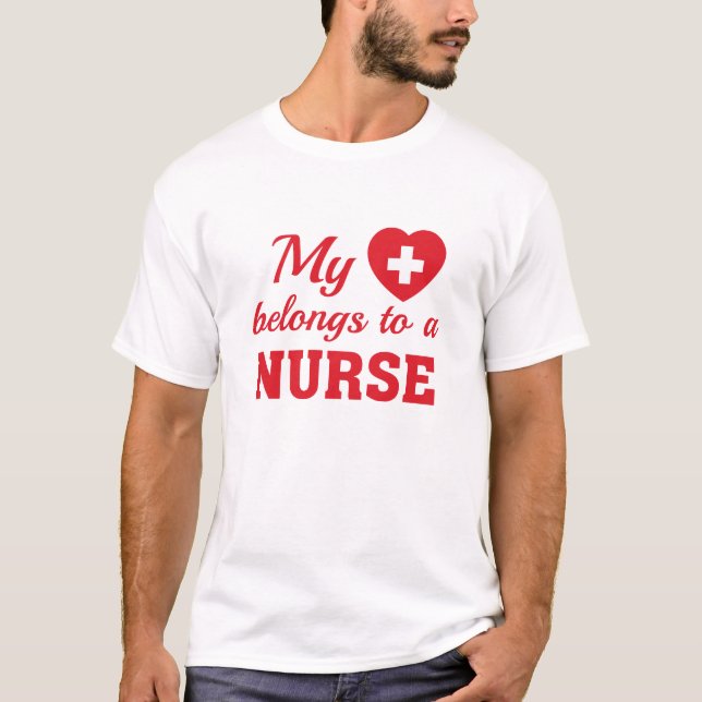Camiseta Enfermeiro do Coração Pertence (Frente)