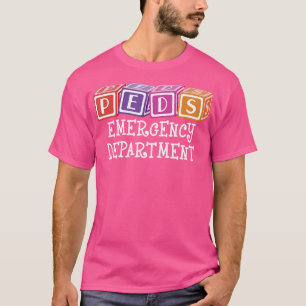 Camiseta Enfermeiro Do Departamento De Emergência De Peds -