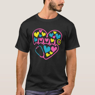 Camiseta Enfermeiro do Orgulho Pansexual LGBQ Nu
