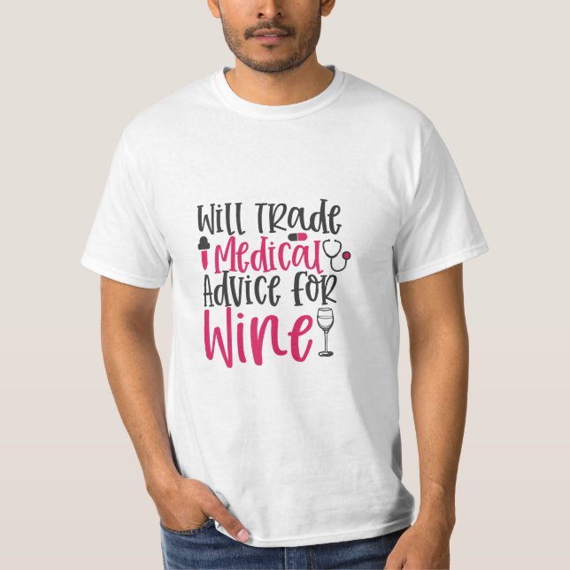 Camiseta Enfermeiro Dotado Comercializará Aconselhamento Mé (Frente)