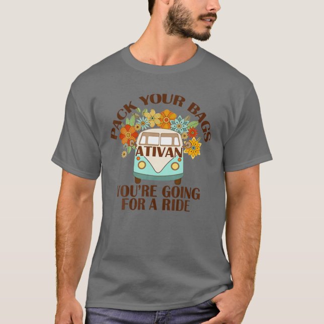 Camiseta Enfermeiro Dr. Ativan Coloque suas Bolsas que esta (Frente)