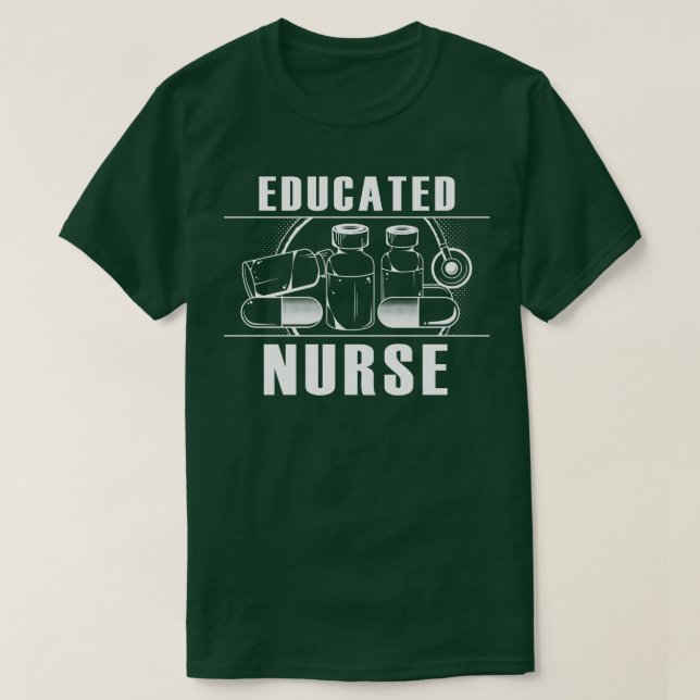 Camiseta Enfermeiro educado (Frente do Design)