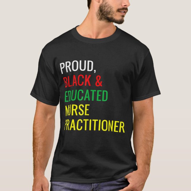 Camiseta Enfermeiro Educado em Preto P (Frente)