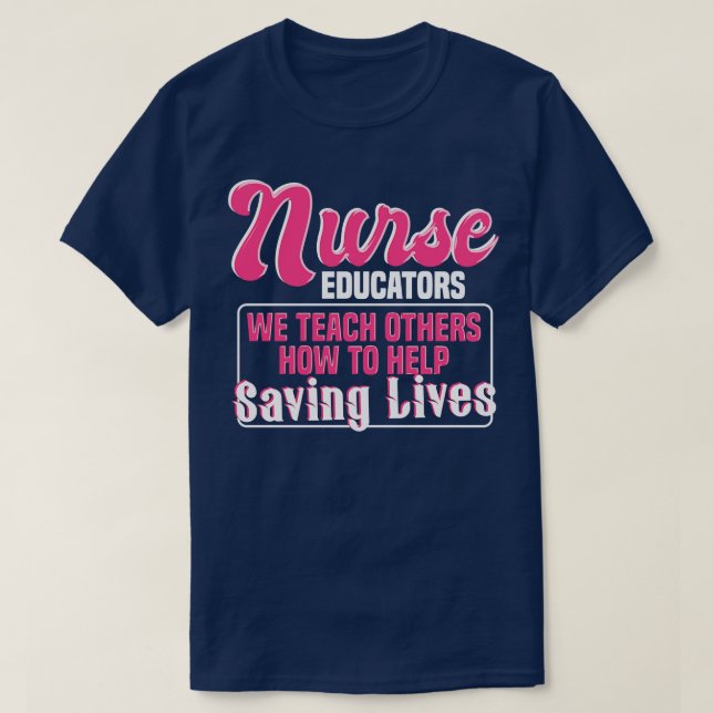 Camiseta Enfermeiro Educador (Frente do Design)