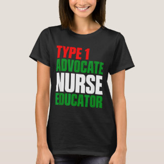 Camiseta enfermeiro educador defensor do tipo 1