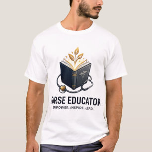 Camiseta Enfermeiro Educador Empoderar Inspirar Liderar