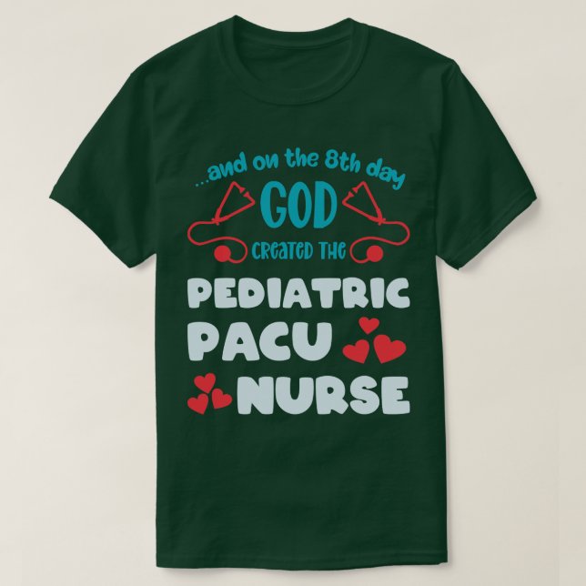 Camiseta Enfermeiro Endoado Pediátrico Engraçado Engraçado (Frente do Design)
