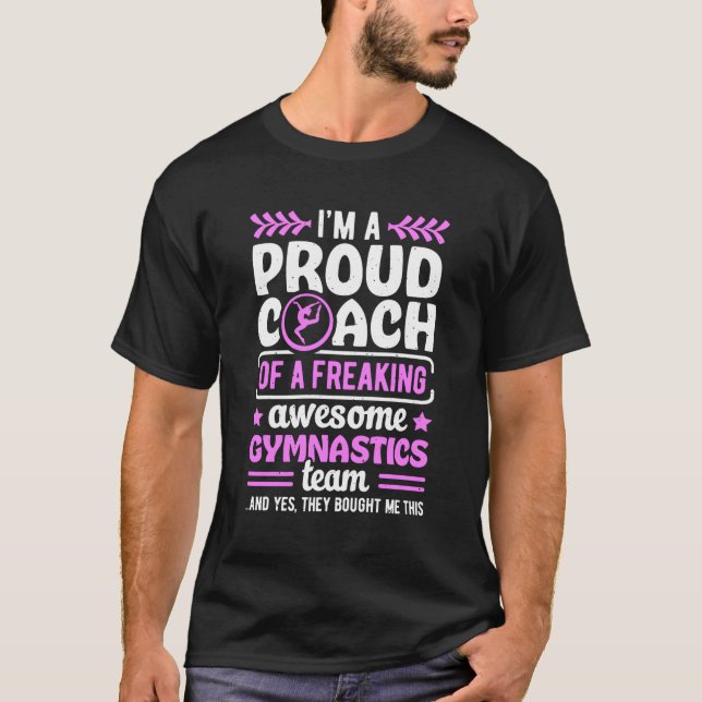 Camiseta Enfermeiro Enfermeiro de ginástica da Equipe Gymna (Frente)