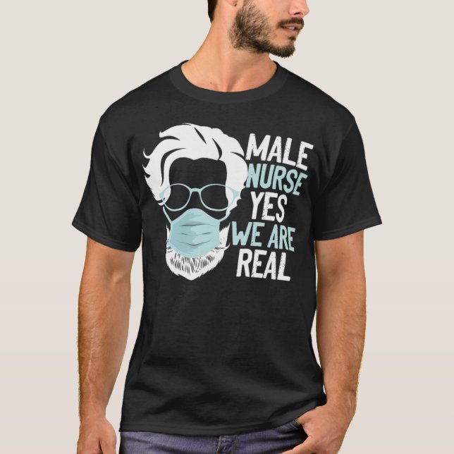 Camiseta Enfermeiro Enfermeiro Homossexual Engraçado Murse  (Frente)